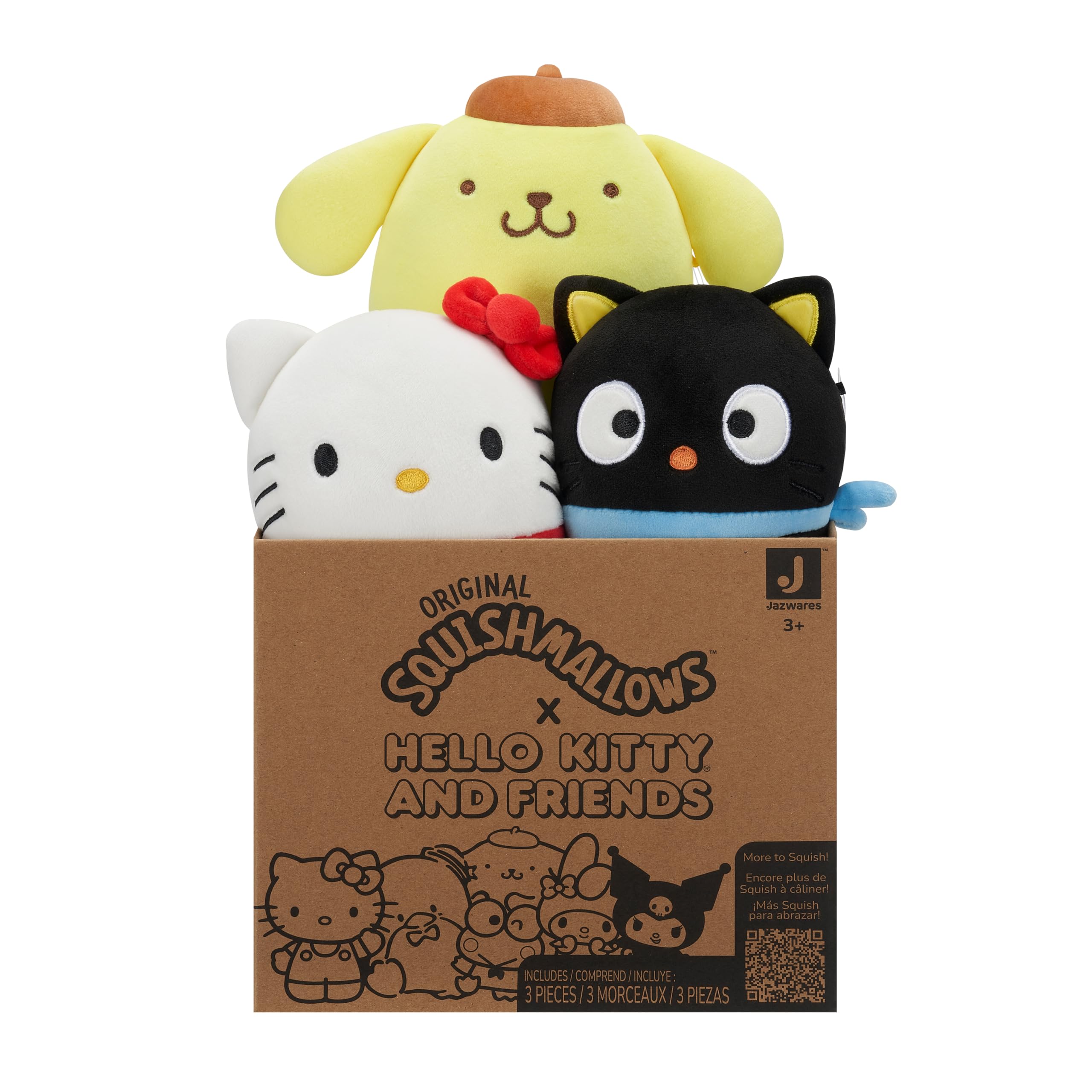 Amazon.com: Squishmallows Original Sanrio Hello Kitty and Friends
